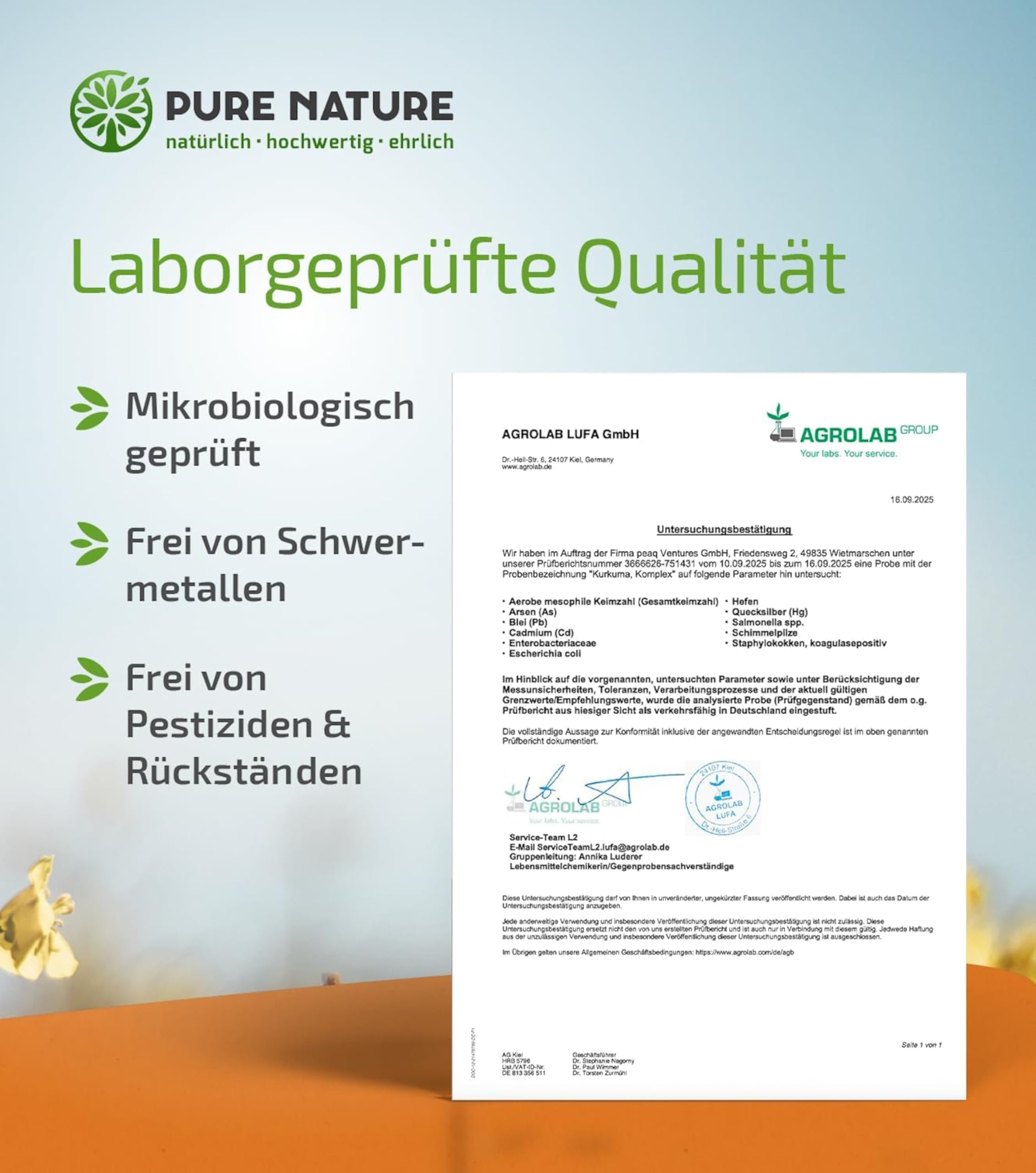 Pure Nature Kurkuma Kapseln hochdosiert 12.000mg - Kurkuma Komplex mit Piperin & Vitamin C - 90 Kapseln - Laborgeprüft in Deutschland - 3 Monate Vorrat - Vegan - Curcuma Extrakt mit Acerola