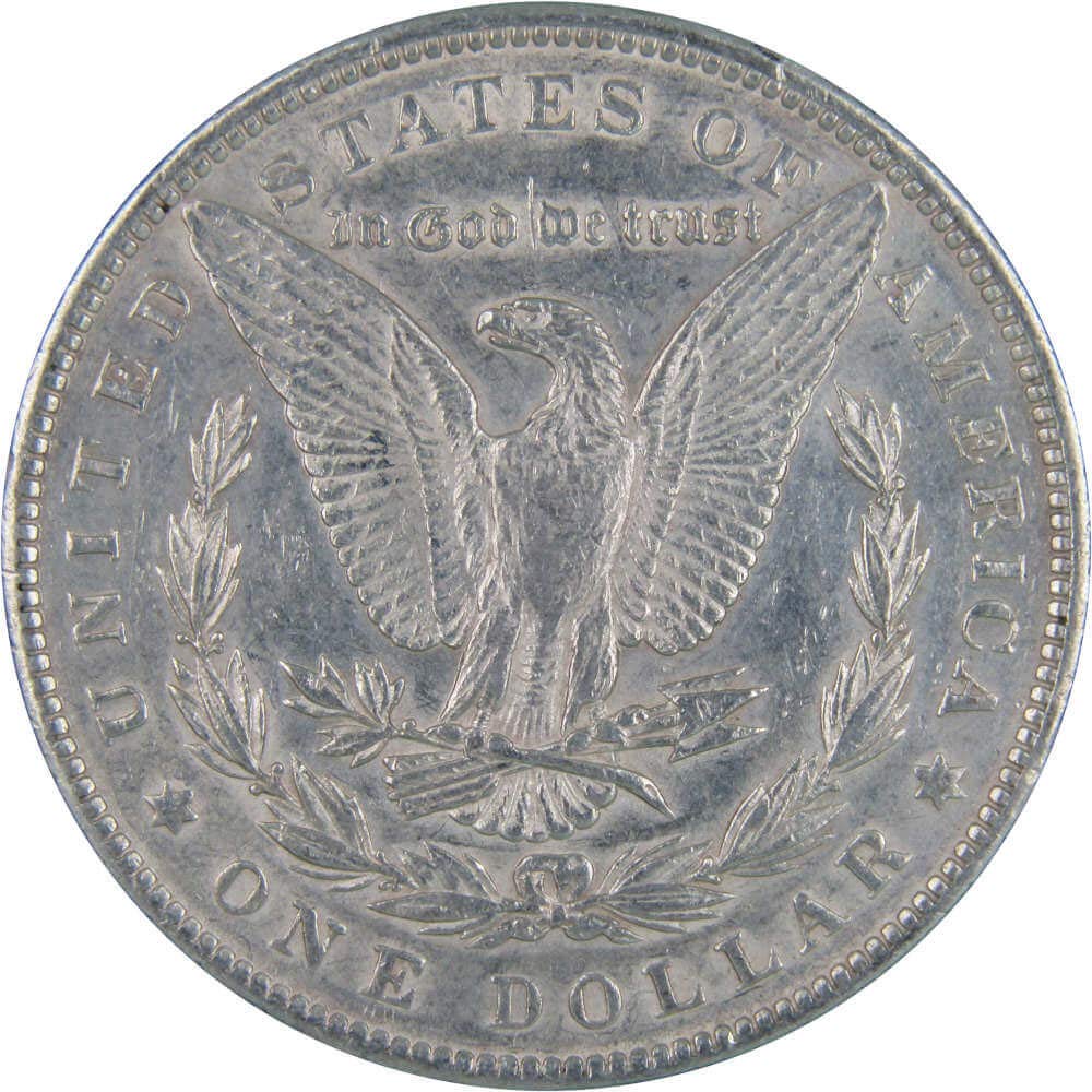 【中古】幅100x160cm 銀色 2番➕木色24番 1889 Morgan Dollar XF EF Extremely Fine 90% Silver $1 US Coin