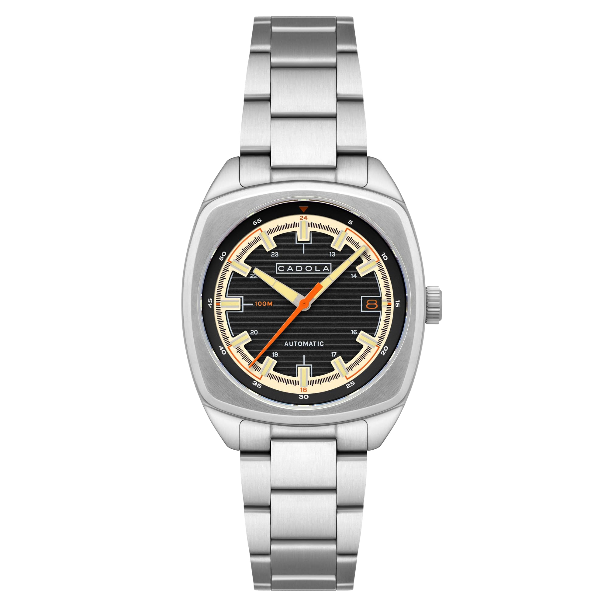 cadola Men's 38mm Buxton Automatic Watch with Solid Stainless Steel Bracelet CD-1057-picture-12