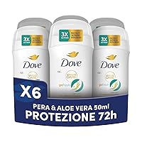 Dove Deodorante Stick Go Fresh Pera e Aloe Vera, Deodorante Antitraspirante