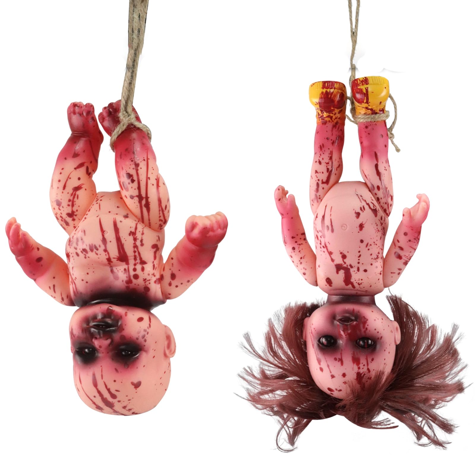 Amazon.co.jp: nezababycos ハロウィン 不気味な人形 怖いゾンビ