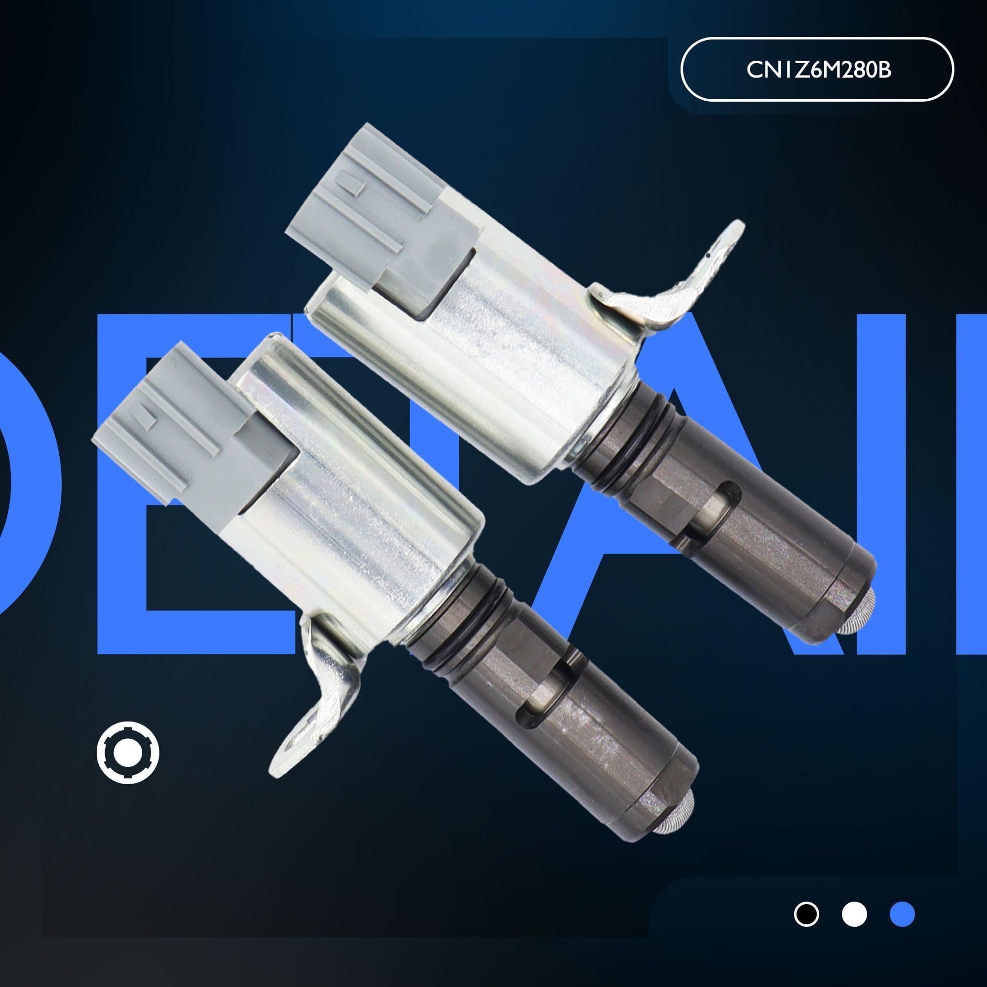 916-722 2 Solenoide variabile della valvola del motore di aspirazione e scarico (VVT) compatibile con Ford Escape 2013-2019, Fiesta 2011-2019, Fusion 2013-2020, Transit Connect 2014-2016 1.5L