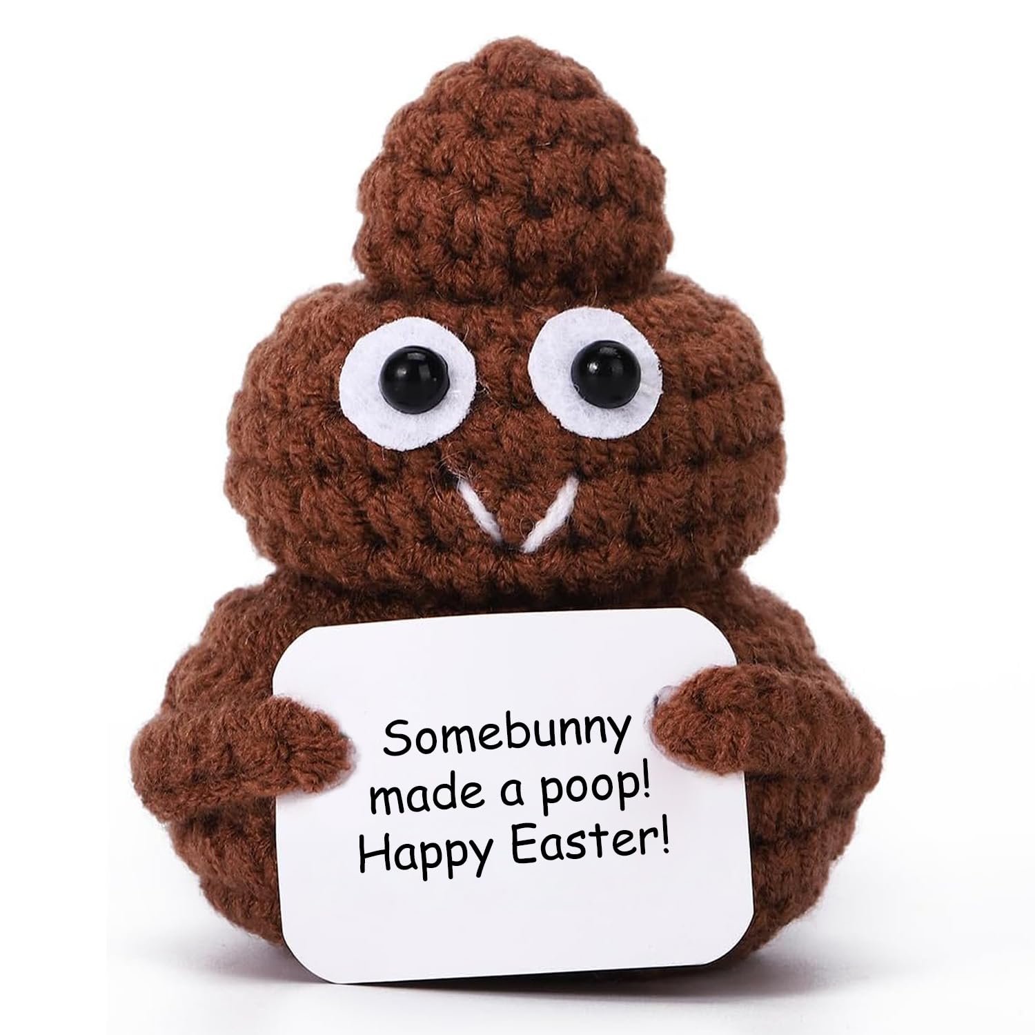 i-Beeboo Easter Gifts Funny Gag for Women, Bestfriends,Coworkers,Teen Boy,Cute Crochet Best Small Gifts, Cute Crochet Potato Home Office Decor Christmas Stocking Stuffers (Happy Easter)