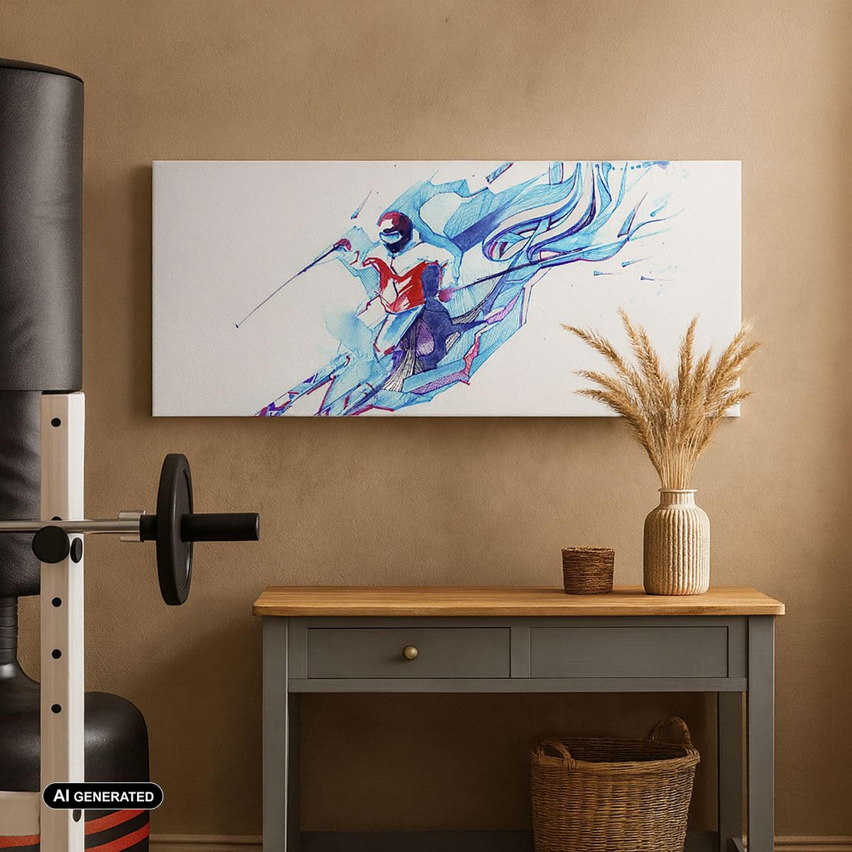 Moderno Quadro su Tela 90x30 cm Stampe da Parete Persone Sport - 3058 | Condividere Attività Quadro Decorativo Piccolo 1 pezzo Soggiorno Camera da Letto Arte da Parete Decorazione da Parete ARTTOR