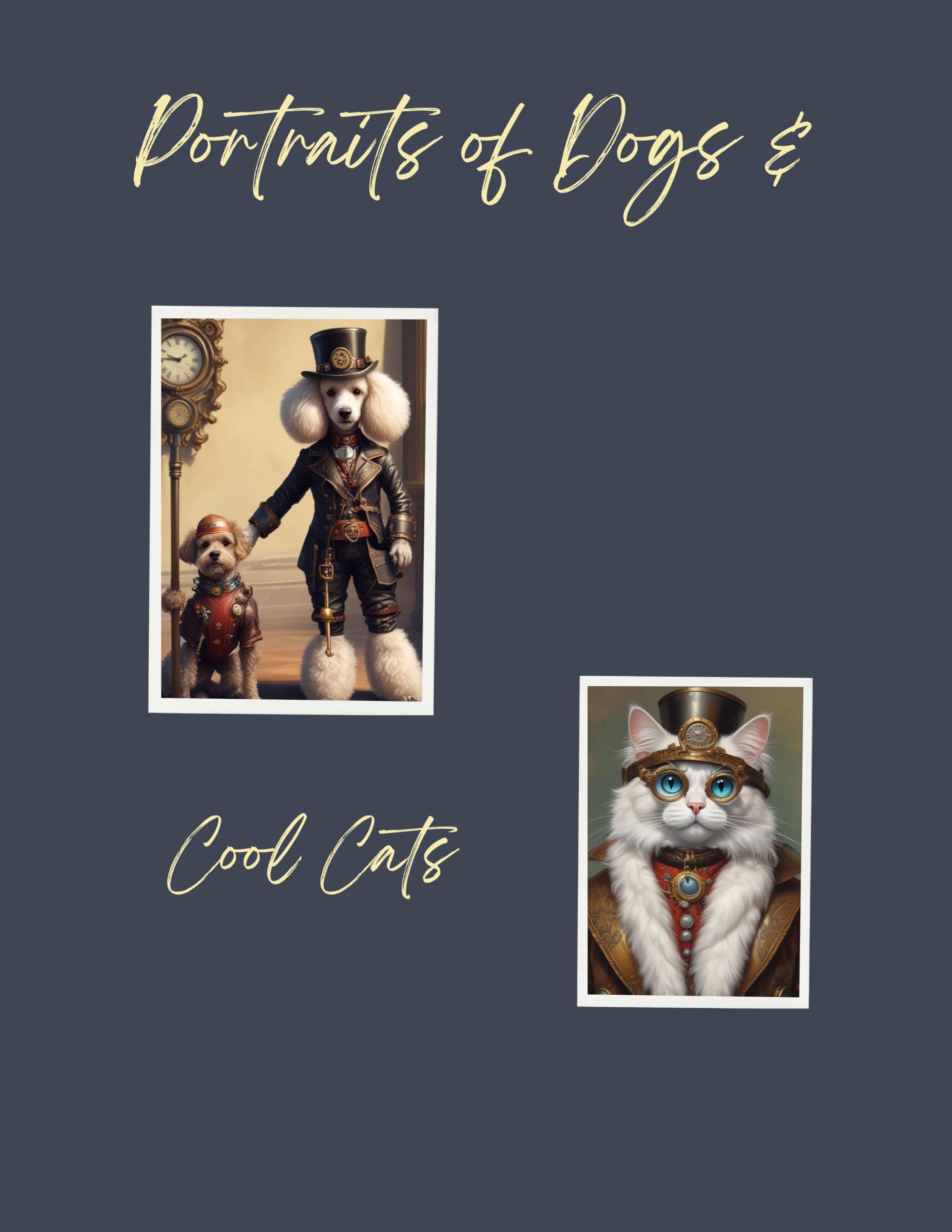 Livre Portraits of Dogs and Cats cadeau idéal pour passionné d'animaux et de peinture