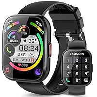 Ddidbi Smartwatch Uomo Donna, 1,85'' Orologio Smartwatch con Effettua/Risposta Chiamate