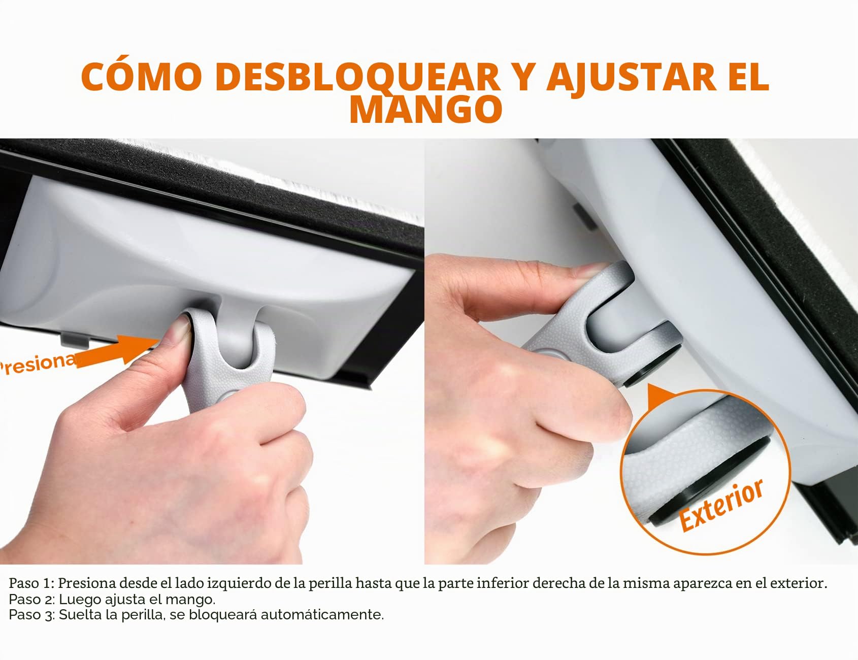 ROLLINGDOG Almohadillas de pintura reemplazables para paredes, almohadilla de pintura de 180 mm con mango ajustable, compatible con poste de extensión, almohadilla de pintura para decoración