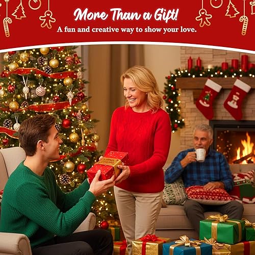 Miniatura 9 de Caja de regalo de paquete rojo plegable que rebota, caja de regalo de paquete rojo rebotante para Navidad, explosión de efectivo de lujo para