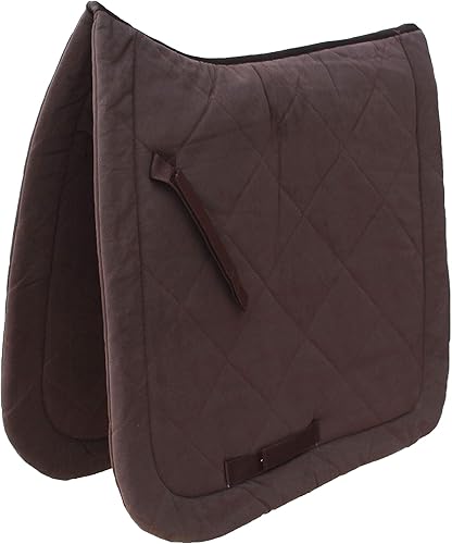 CHALLENGER Almohadilla de sillín de caballo acolchada inglesa contorneada multiusos Trail marrón 72TS01BR