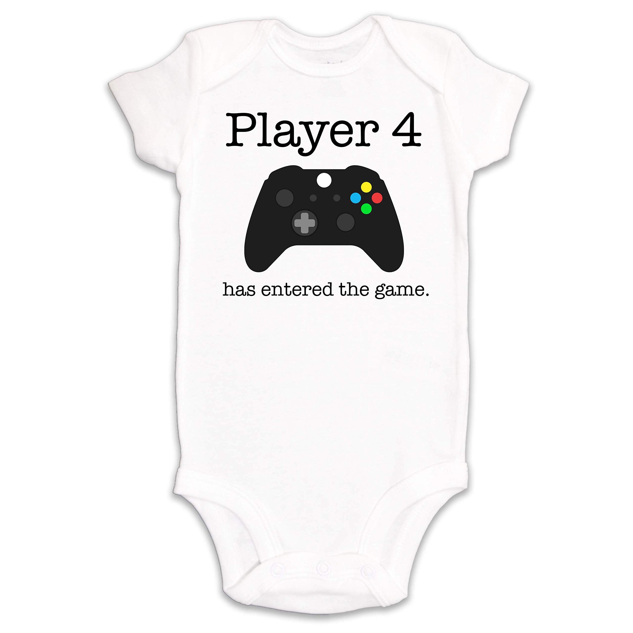 Player 4 Has Entered The Game Onesie/Bodysuit Baby Romper (0-3M)