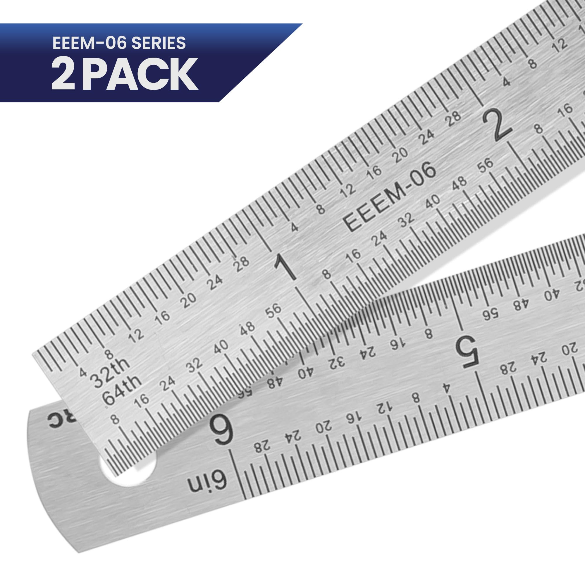 Snapklik.com : Pacific Arc Stainless Steel Ruler Inch And Metric