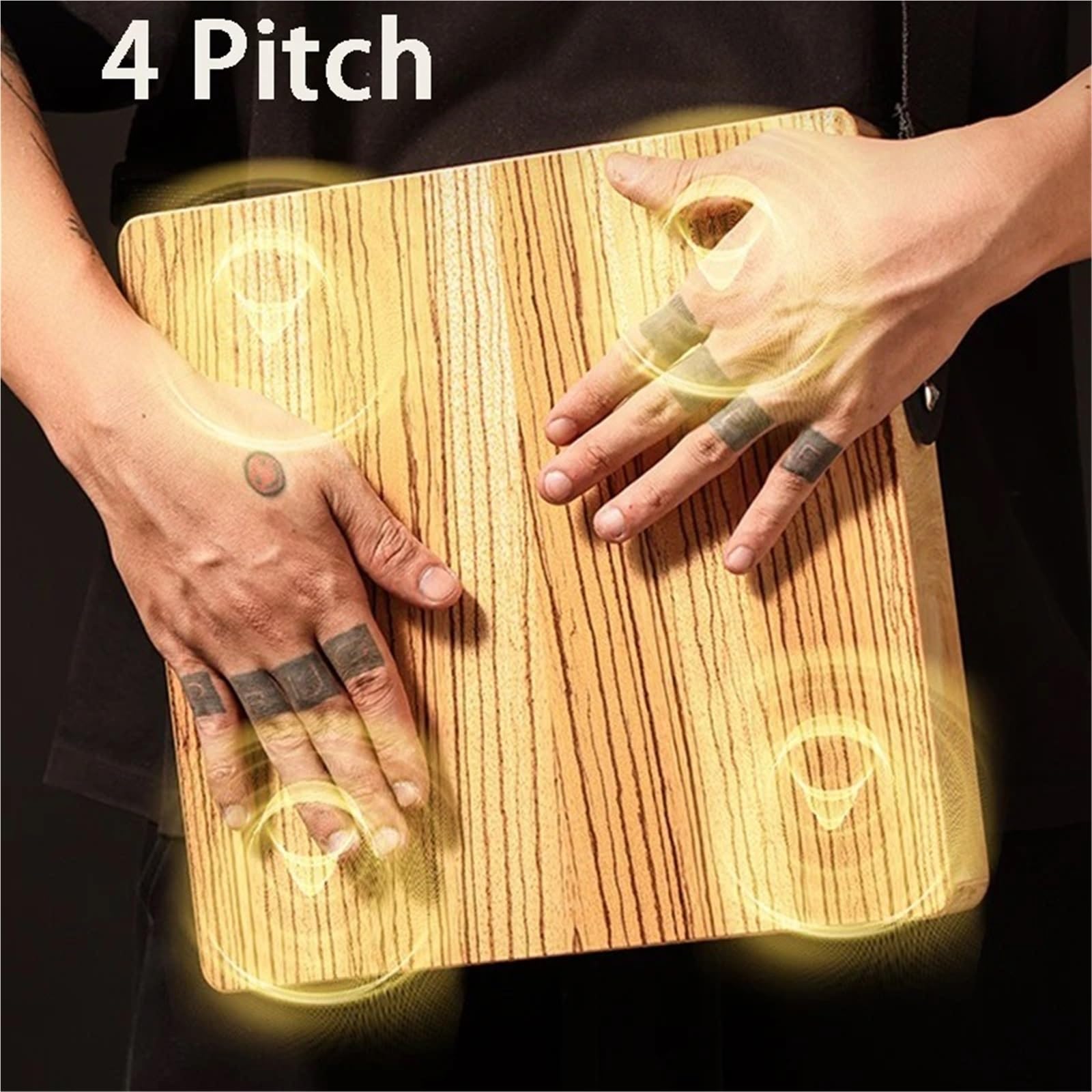 Cajon Cajon portatile, tamburo, batteria da viaggio professionale, tamburello multifunzionale for principianti, percussioni