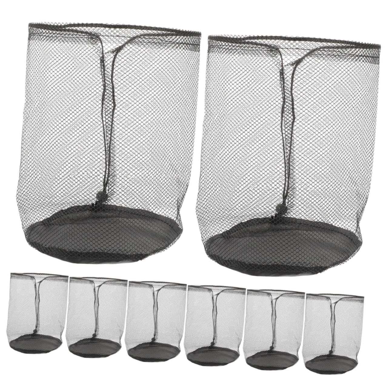 Mipcase 3 Ensembles Rangement Filet Pour Cônes De Sport Lot Ajustable Pour Stockage Équipements Entraînement Extérieur 8 Pièces * 3