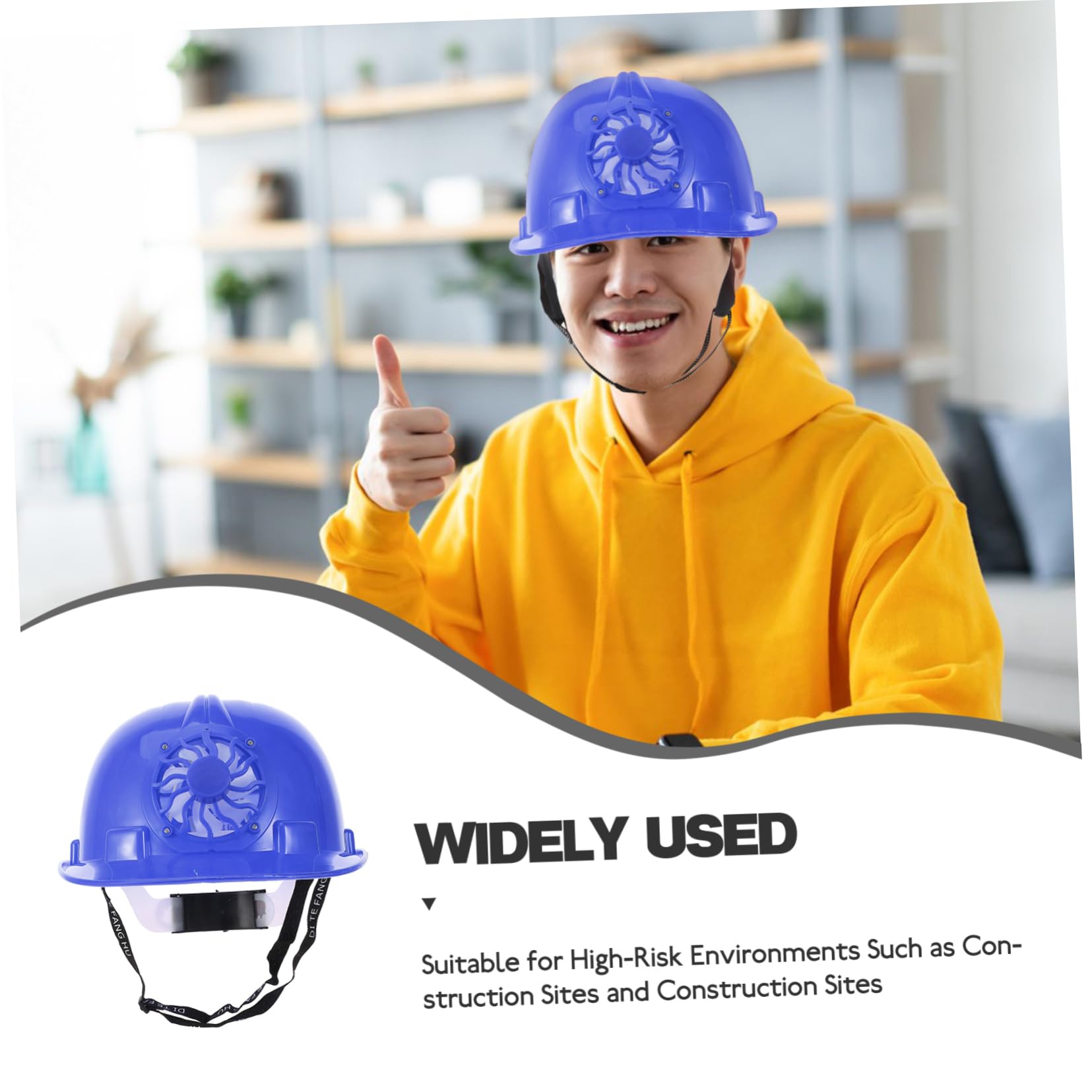 ARTIBETTER Casco protección Solar Sombrero de construcción Sombrero antideslumbrante Sombrero de Seguridad para la construcción el plastico