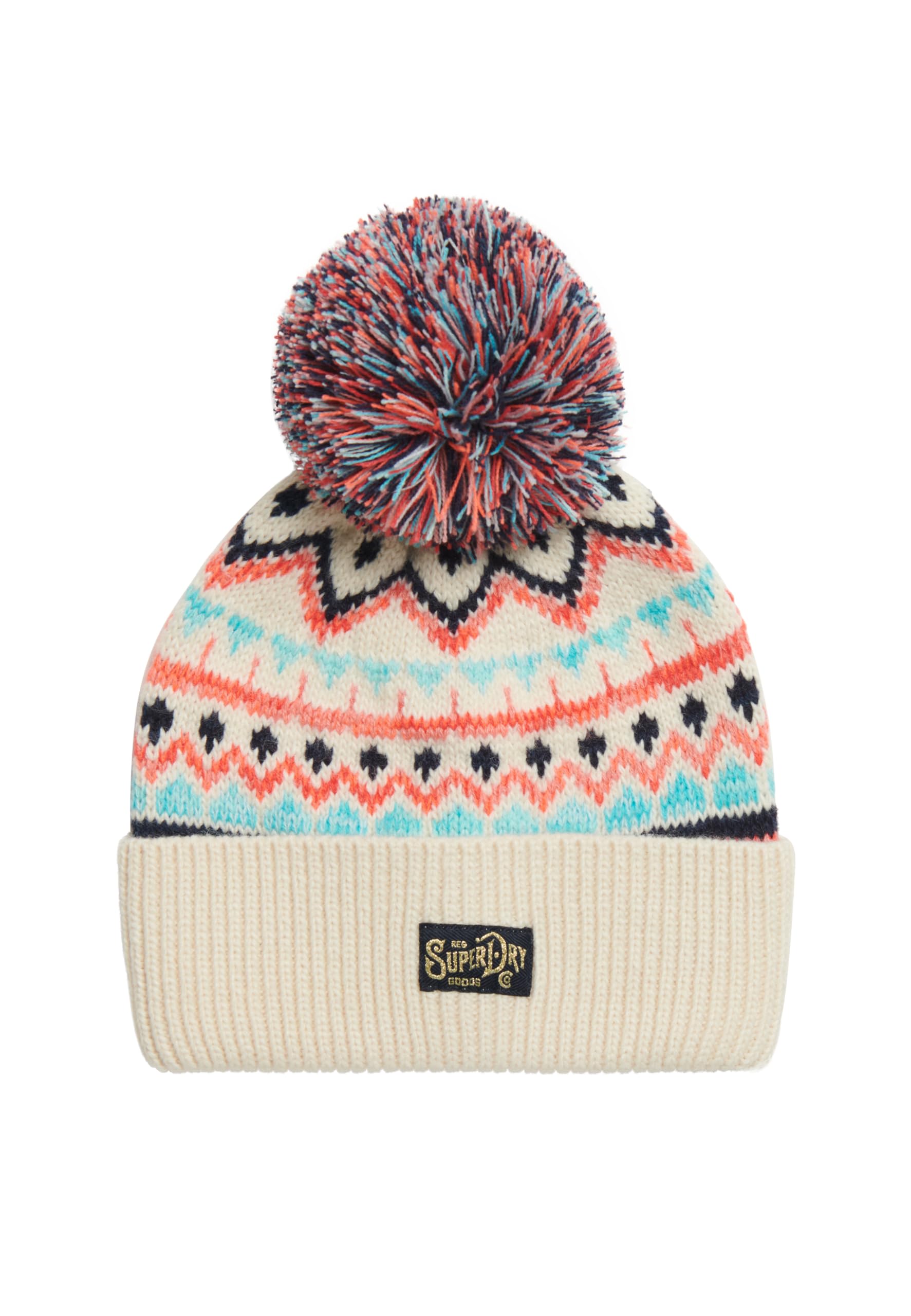 Superdry Pattern Beanie One Size