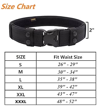 TACNEX Duty Belt for Police Security Law Enforcement 2