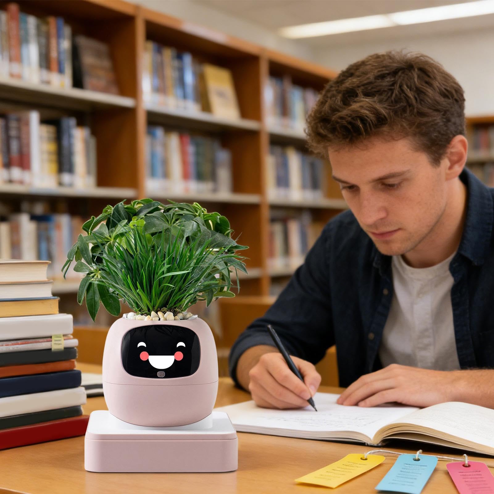 Robot roślinny - AI wskazówki dla zwierząt domowych na temat pielęgnacji roślin doniczka, bluszcz, do wewnątrz, domu, biura, salonu, sypialni, balkonu, patio, dla początkujących, na urodziny