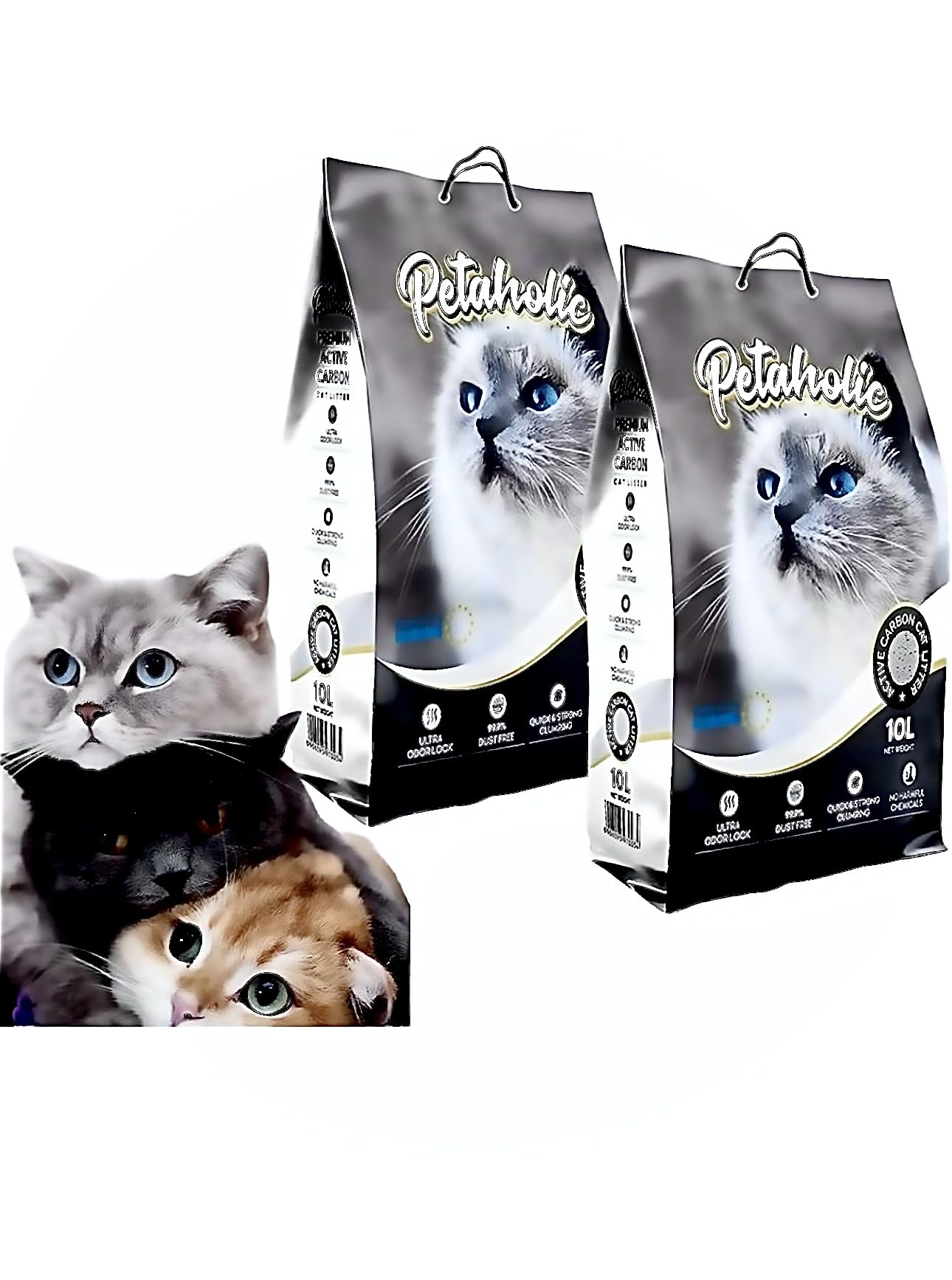 See full amazon price history chart for PetaPuppies Petaholic Active Carbon Cat Litter Sand 100% Natural | Dust Free | Super Absorbent | Chemical Free | Clumping Cat Litter for Kittens and Adult Cat Pack of 2 (10+10) PetaPuppies Petaholic Active Carbon Cat Litter Sand 100% Natural | Dust Free | Super Absorbent | Chemical Free | Clumping Cat Litter for Kittens and Adult Cat Pack of 2 (10+10) (B0BSLHL3NH) Amazon Price History, Amazon Price Tracker