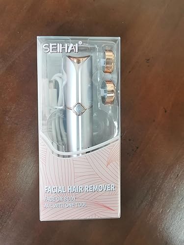 Miniatura 8 de Depilación facial para mujeres, dispositivo de depilación SEIHAI (2023), removedor de pelo recargable para mujeres, removedor de vello facial para