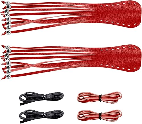 Fundas de embrague de freno de motocicleta de piel sintética con flecos, borlas de agarre universal, cubiertas para manillar de motocicleta con