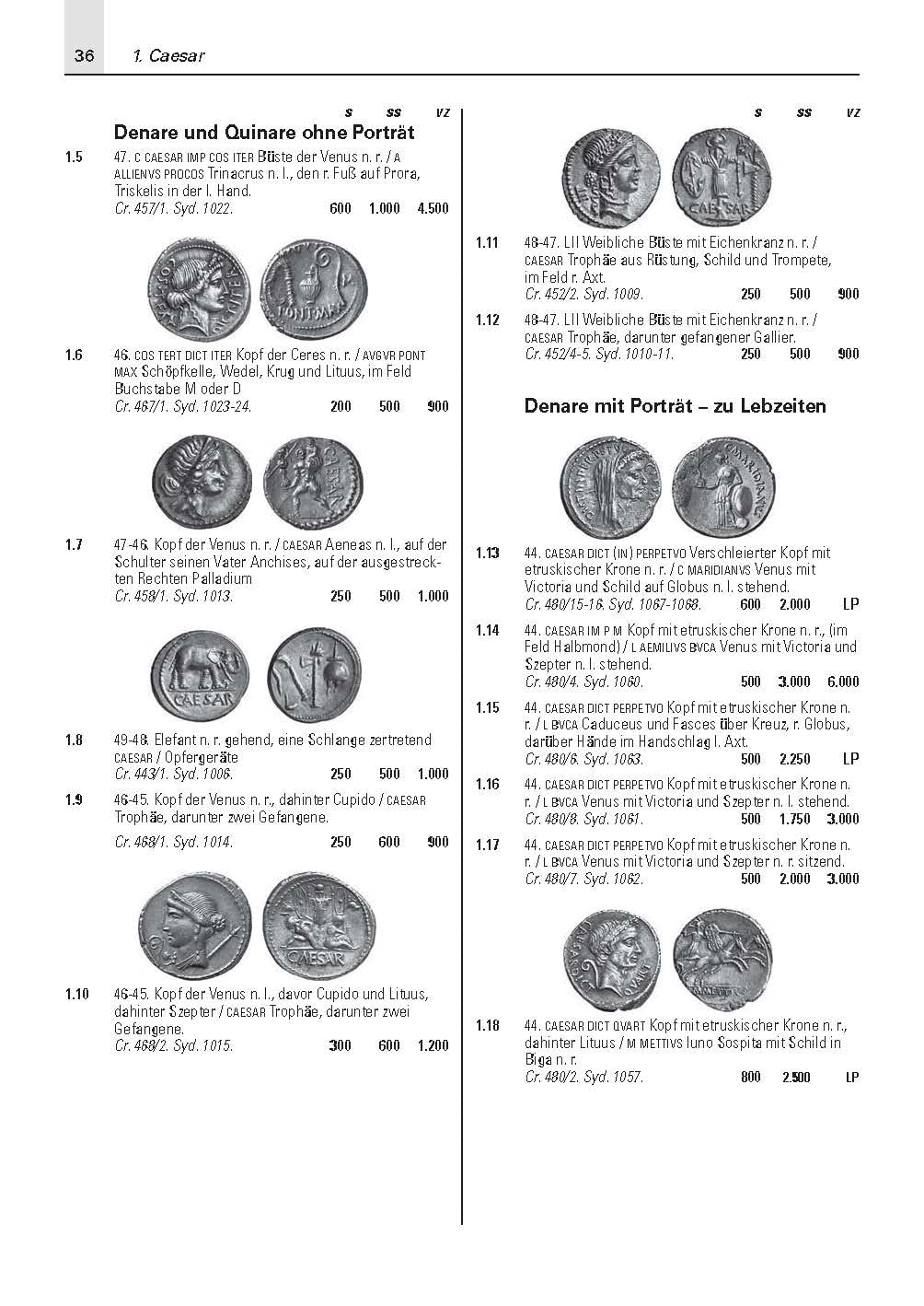 Die Münzen der römischen Kaiserzeit