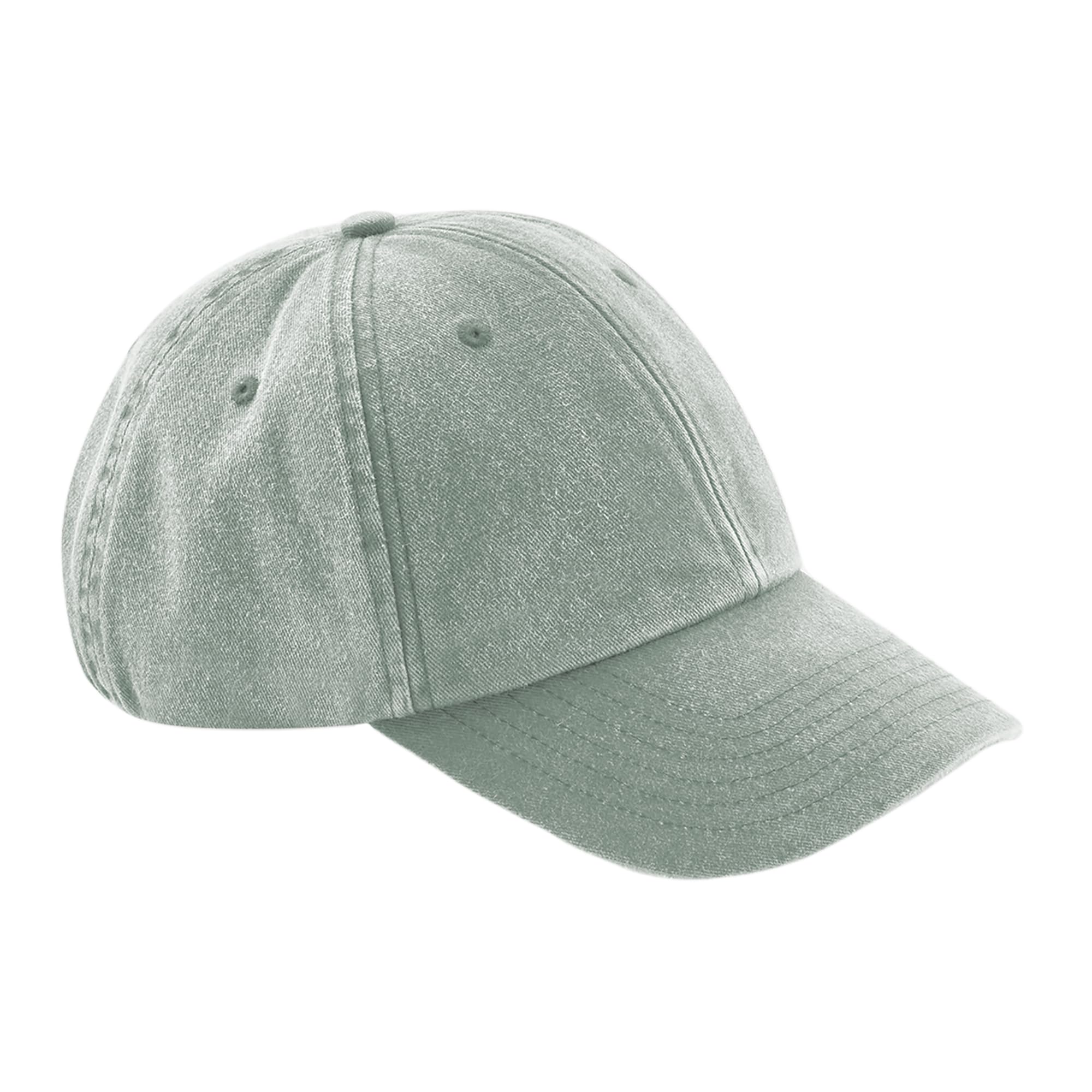Beechfield® B655 Low Profile Vintage Cap - Sage Greeen