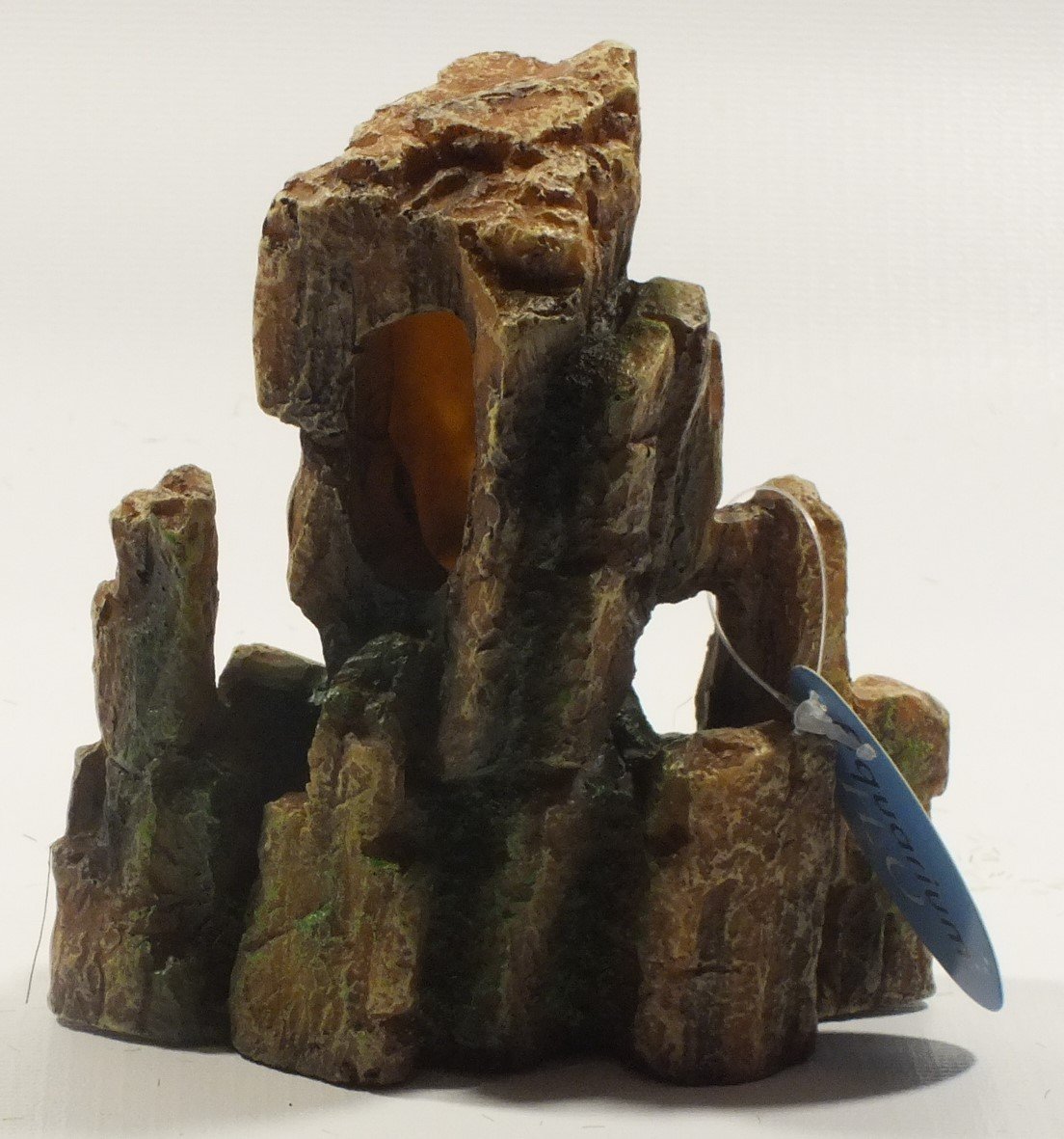 Small Rock Outcrop, Artificial Rock Formation for use in Aquariums & Fish Tanks, Fish & Reptile Safe Decor Ornament | Aquarium Rocks for Aquascaping