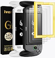 Vista 1 de ivoler Paquete de 3 protectores de pantalla grabados antirreflejos para ASUS ROG Xbox Ally/ROG Xbox Ally X Handheld 2025, vidrio templado Mate
