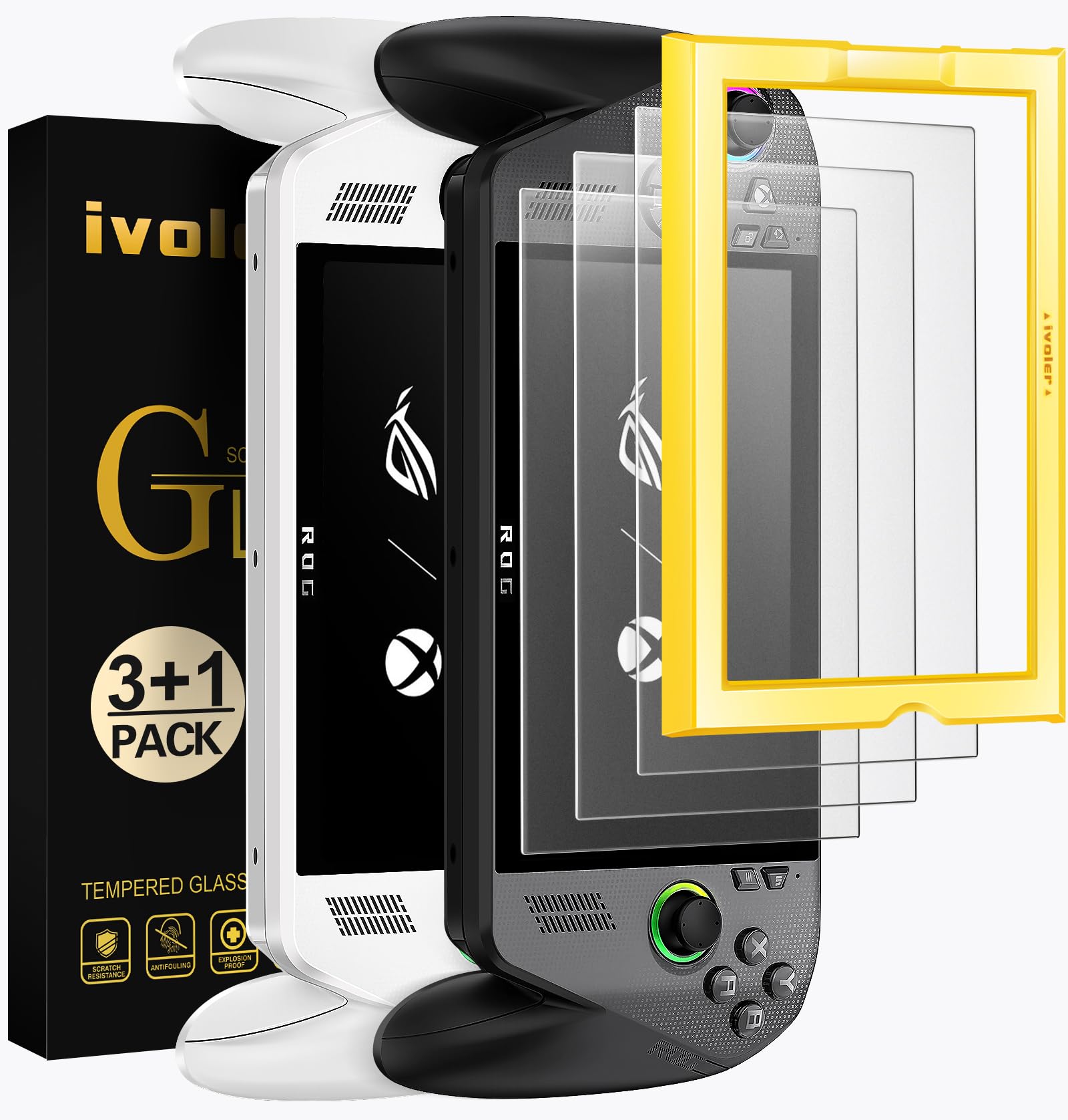 ivoler Anti-Glare Screen Protector for ASUS ROG Xbox Ally &amp; Ally X 3-Pack