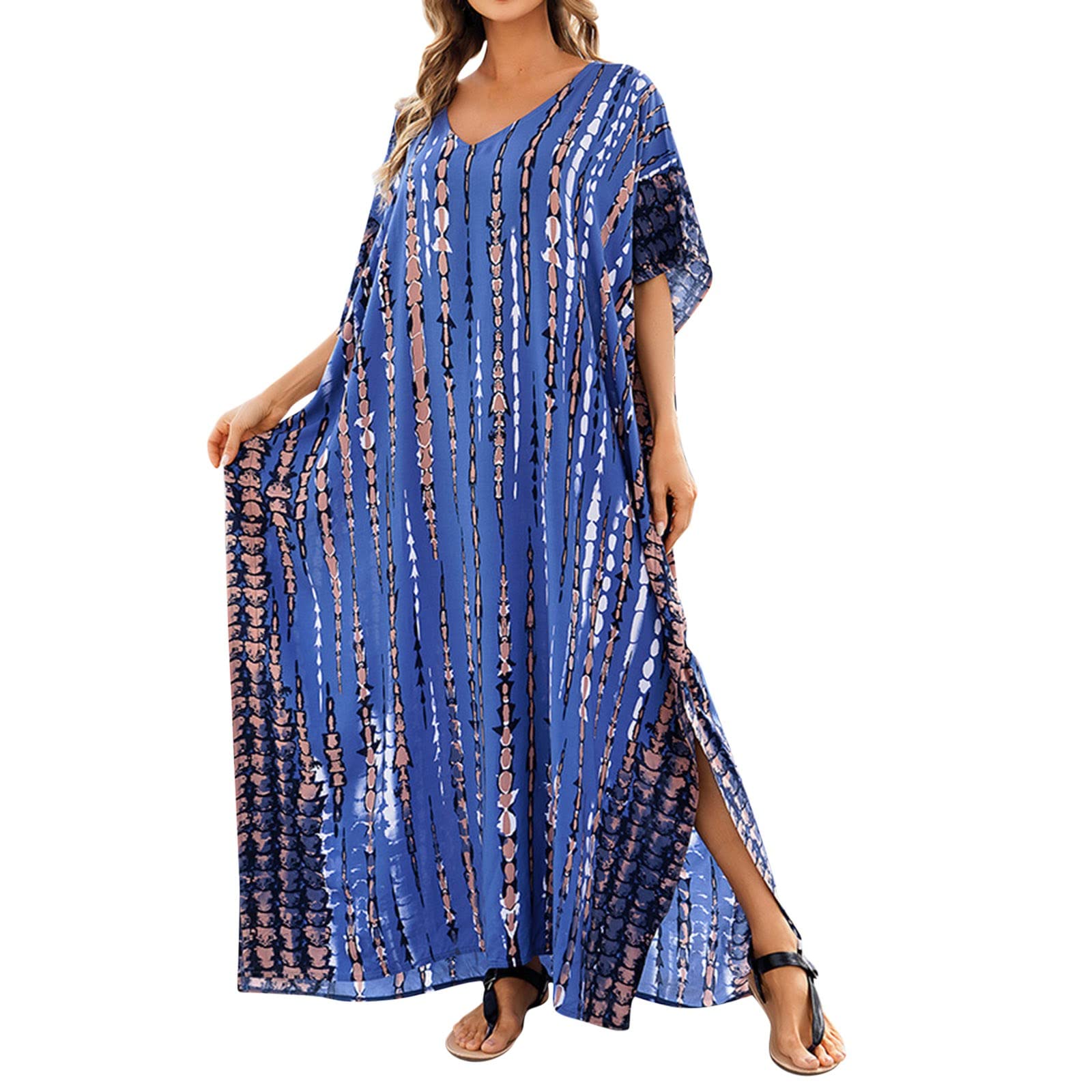 Robe de plage maillot bain avec gilet long cache maillot dentelle - 5