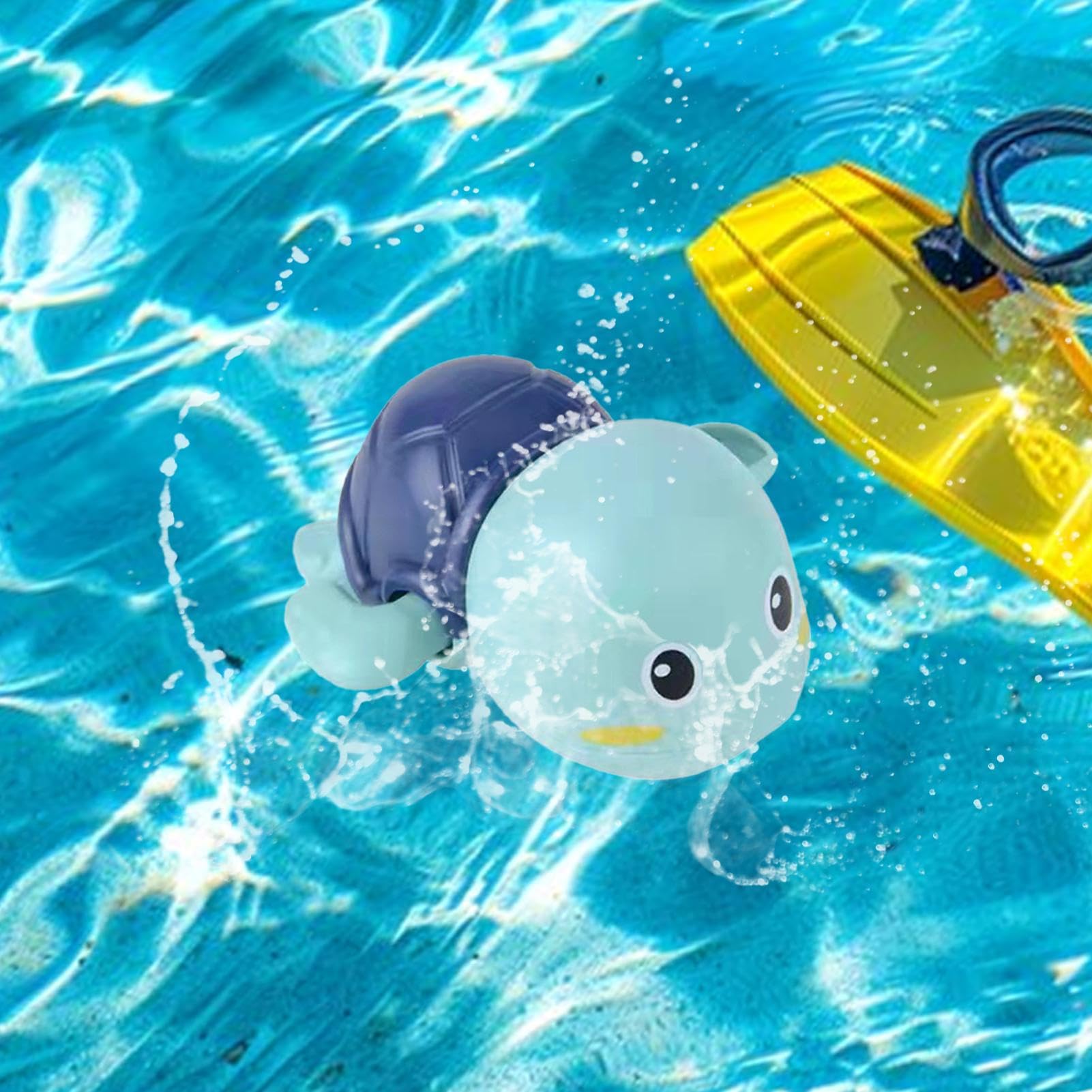 Juguete de baño de Tortuga de Cuerda, Juguetes para bañera Tortuga de Cuerda - Lindos Juguetes para la bañera,Juguete de Ducha para de Agua, diversión en el baño de Agua, acuáticos de — view 6