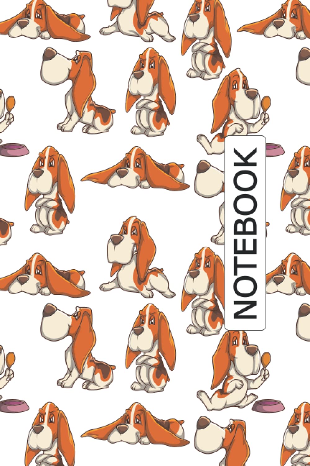Basset Hound Notebook: Basset Hound Lovers Blank Lined Journal Notebook for Men Women Girls and Kids Gifts