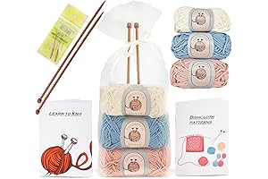 Thoughtful Stitch Beginner Knitting Kit: Perfect for Aspiring Knitters