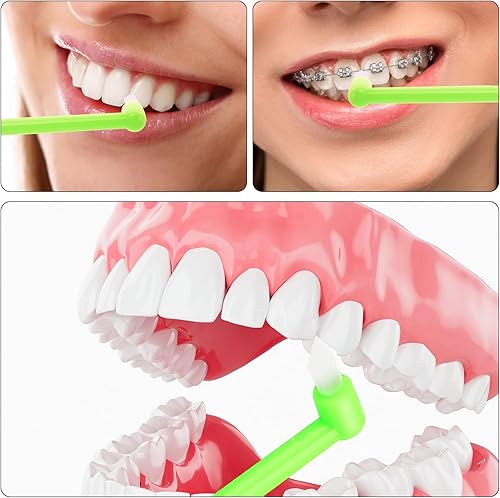 Miniatura 6 de Ouligay 4 cepillos de dientes Tuft para limpieza de detalles