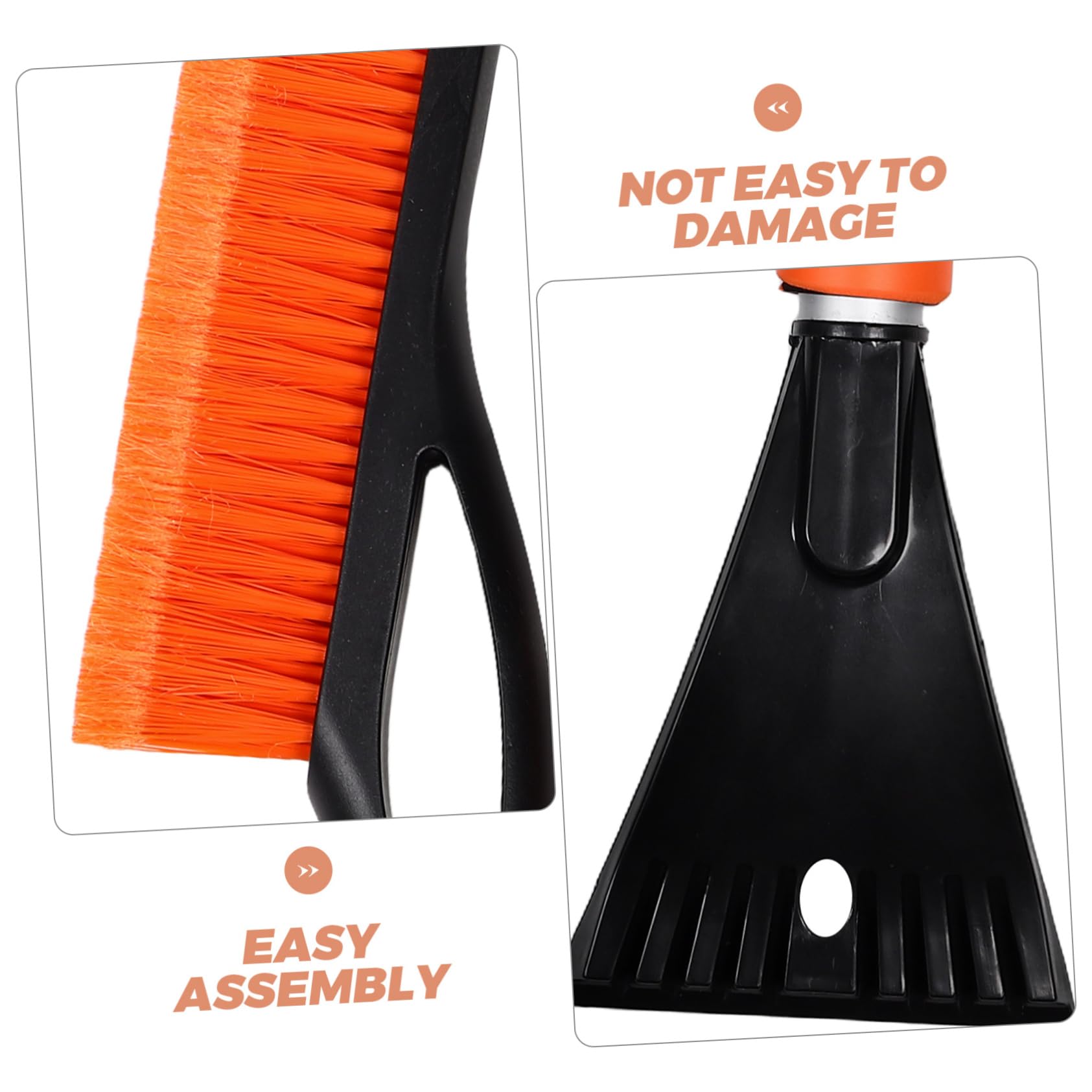 GALPADA Grattoir à Glace pour Voiture, 2 Pièces, Design Extensible, Abs et PP, Retrait Rapide Neige Givre pour Pare-Brise et Vitres