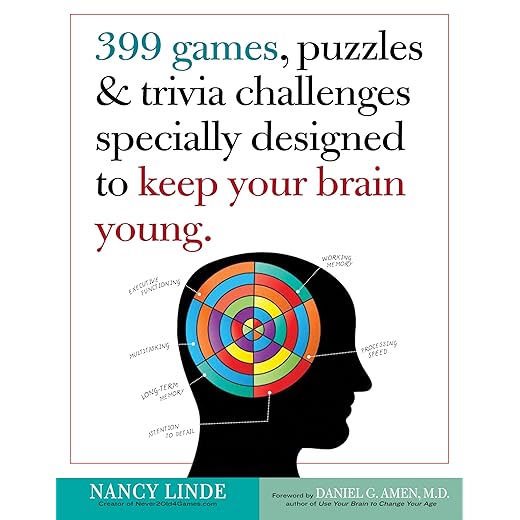 399 Games, Puzzles & Trivia Challenges Specially Designed to Keep Your Brain Young.