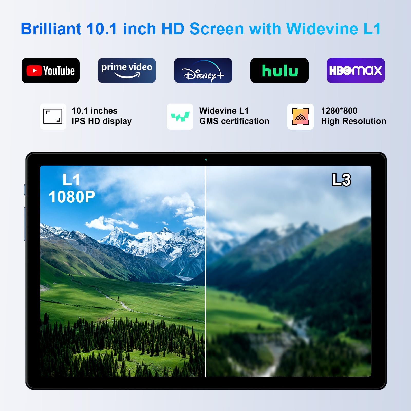 2025 10 inch Android Tablet 14 Tablets with Keyboard, 22GB RAM