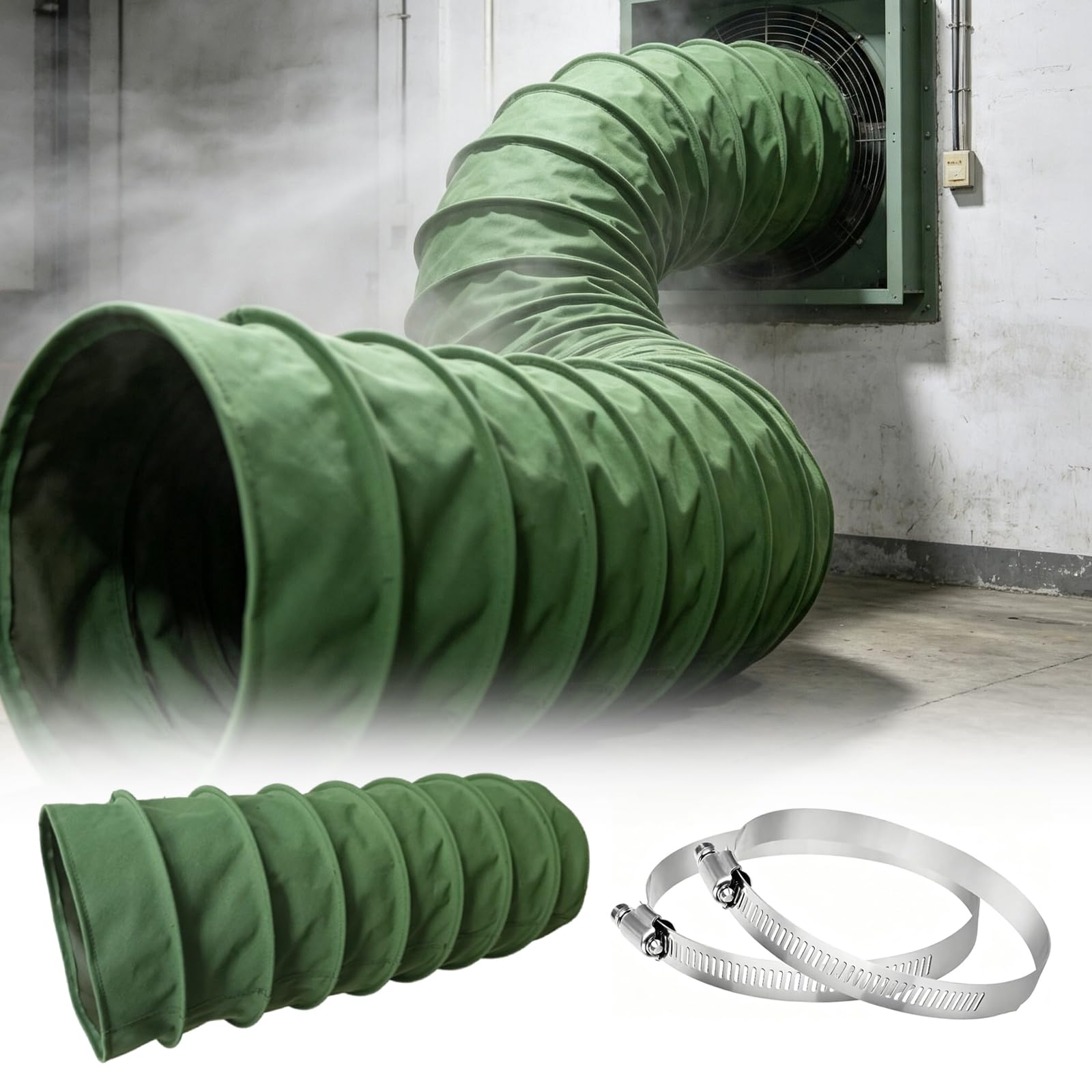 Manguera Flexible De Lona Resistente para Conductos De Ventilación