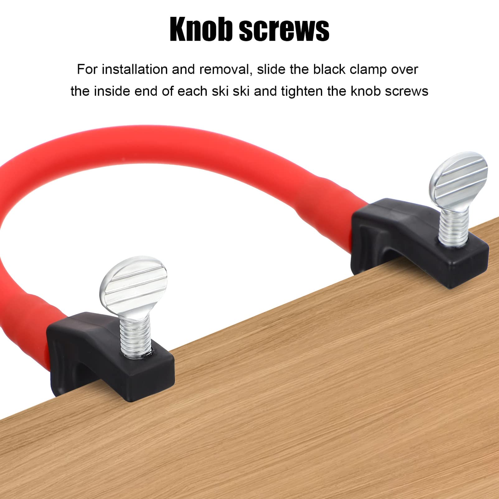 4 Connettori Per Punte Da Sci - Allenamento Controllo Velocit&agrave; Per Principianti | Attrezzo Portatile