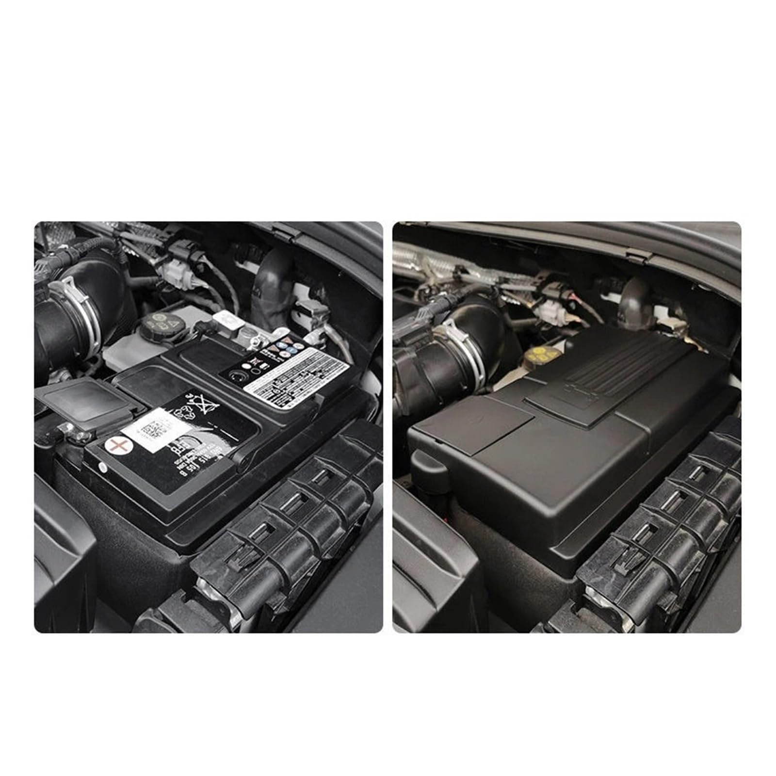 Housses protection for batterie voiture, adaptées à Volkswagen, à VW, à Lamando 2017-2021 couvrir la borne positive de la batterie de voiture