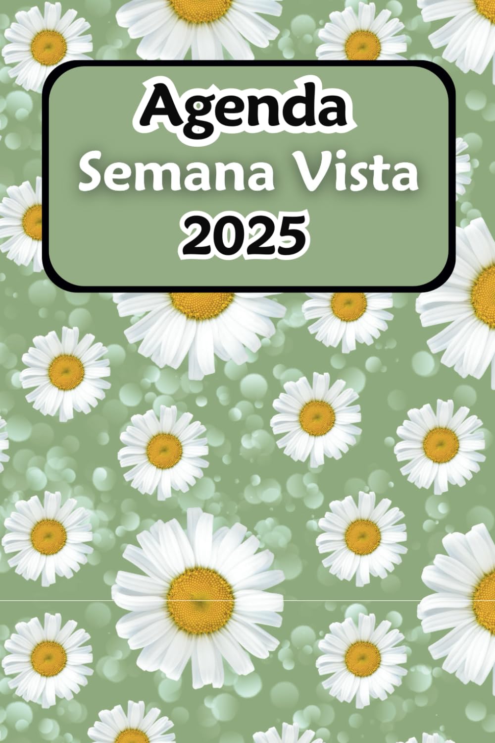 Agenda 2025 semana vista: Planificador 12 Meses de Enero a Diciembre & Planificador Semanal y Mensual & una semana en dos páginas