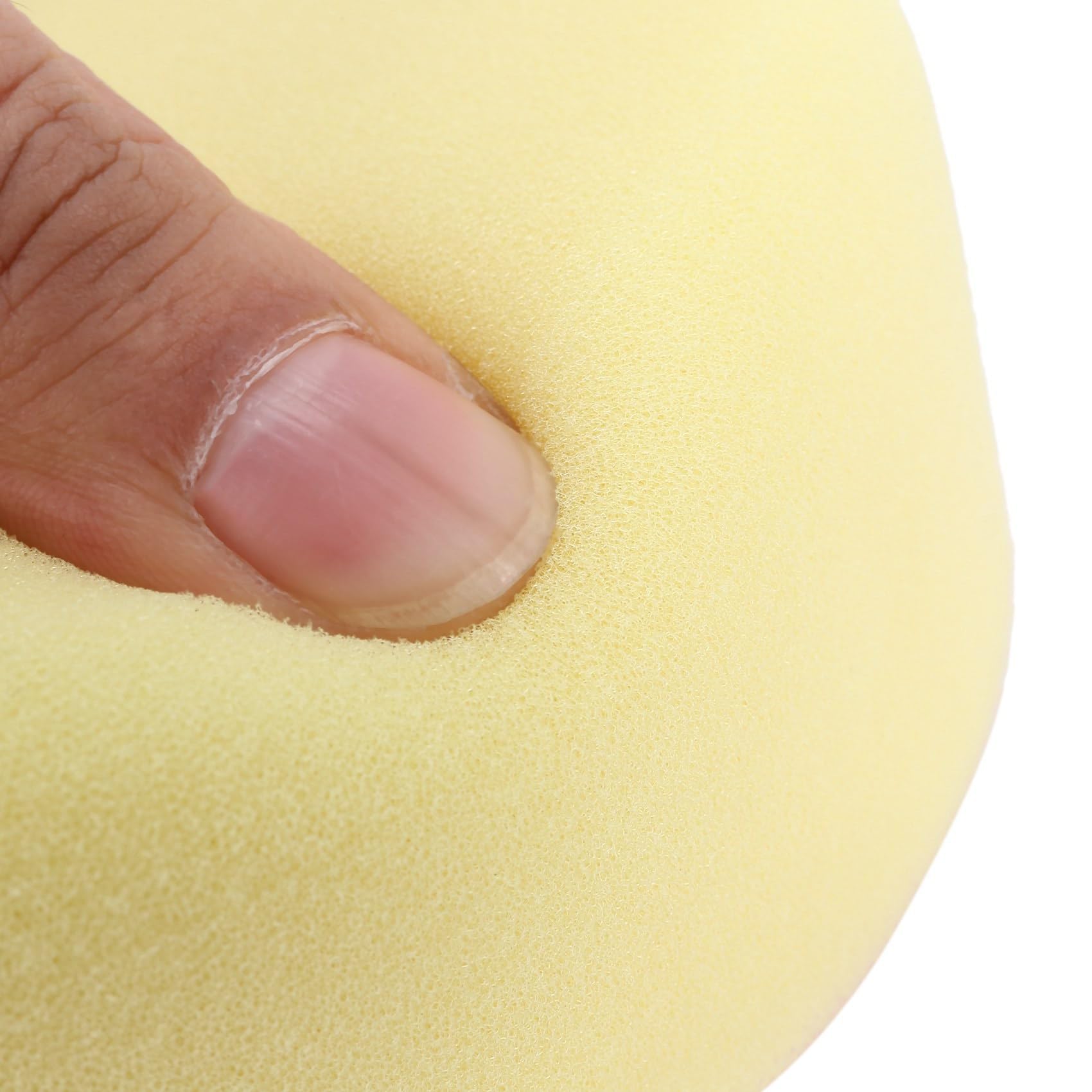 10pièces 6 Roue de Polissage de Cire de Voiture de Pouce / 15cm ÉPilant L'Outil de Kit de Protection de Cire de Roue de L'ÉPonge M14 pour Le Polisseur de Voiture Jaune
