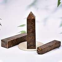 Vista 35 de JIC Gem Extra Large Rare Dendritic Jade Crystal Tower Natural Quartz Crystal Tower Point Wand Large Crystals and Stone Energy Crystal Wand Home