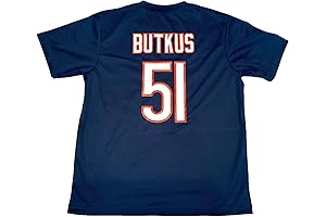 Dick Butkus Football Blue T-Shirt - Enhance Your Game