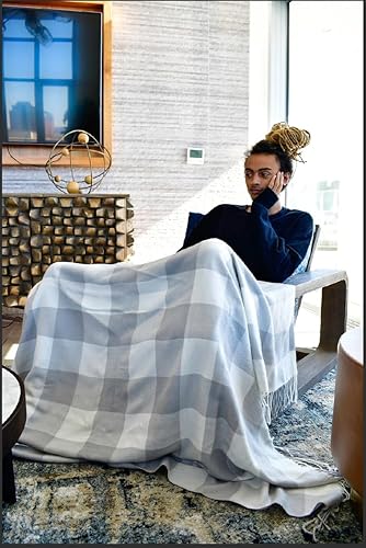 Miniatura 3 de Mantas  Manta de cuadros de búfalo  Manta clásica decorativa  Cómoda y ultrasuave  Manta ligera e interior al aire libre, sala de estar, sofá,