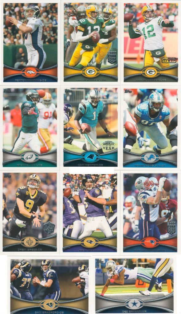Amazon.com: 2012 Topps NFL Football Factory Sealed 445 Card Set 