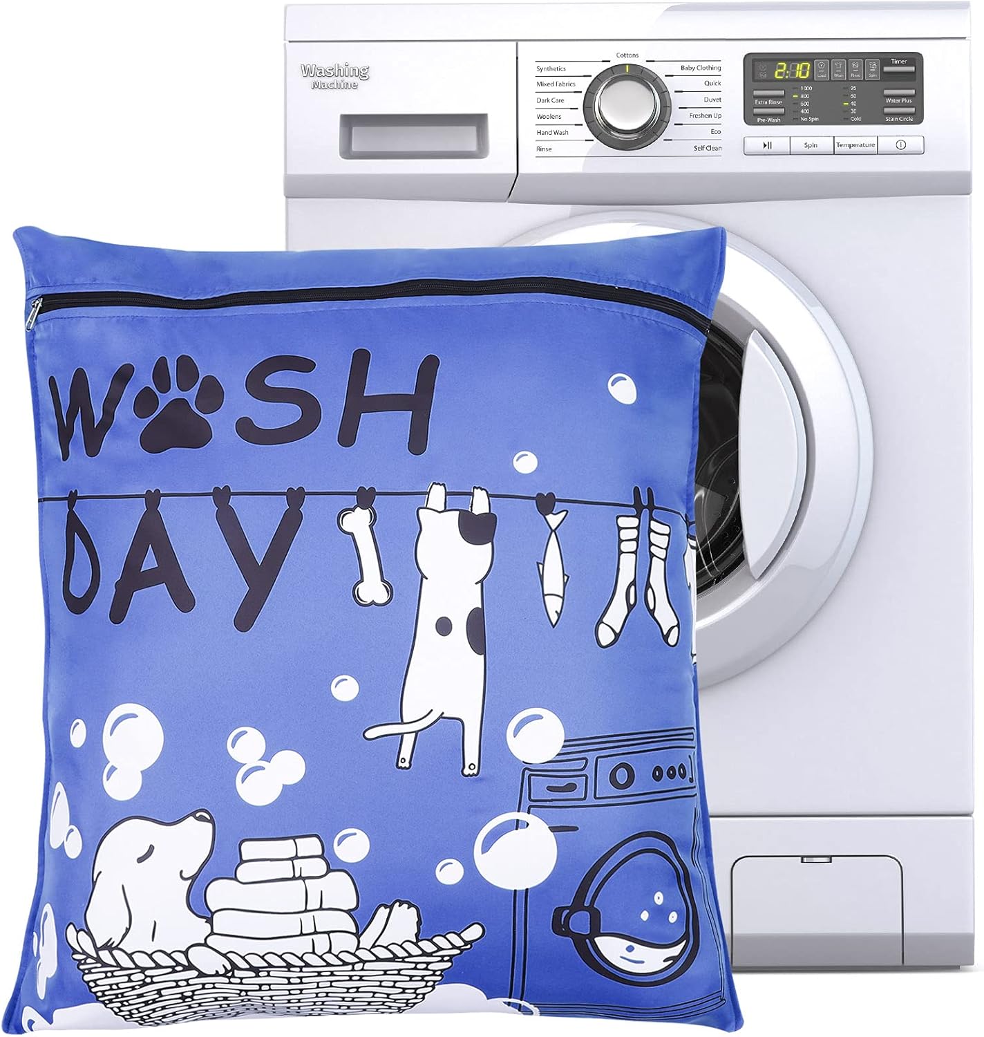 olyee Pet Laundry Bag 70 * 80cm for Washing Machine Petwear Wash Bag