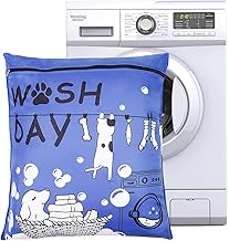 Pet Laundry Bag 70 * 80cm for Washing Machine Petwear Wash Bag, Keep Your Washing Machine Free from Hair-Ideal for Dogs,Cats,Hamsters,Horses's Towels,Blankets,Toys(Blue)