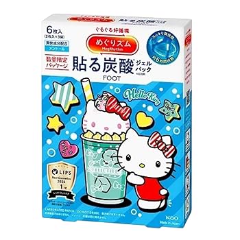 Amazon.co.jp: め ぐ り ズ ム貼る炭酸 ジェルパックFOOTハロー