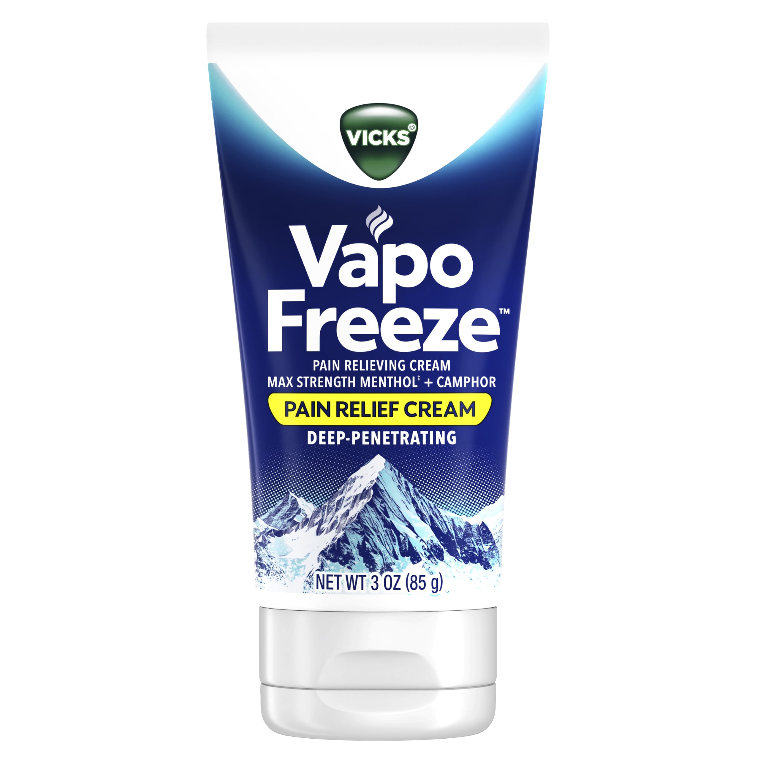 Vicks VapoFreeze Topical Pain Cream 3.0oz, Maximum Strength Menthol+ for Muscle Pain Relief, Joint Pain Relief, Knee Pain Relief, Back Pain Relief, Cream for Pain Relief, Topical Pain Relief — Amazon image 11